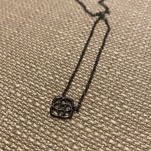 Kendra Scott Gunmetal Necklace